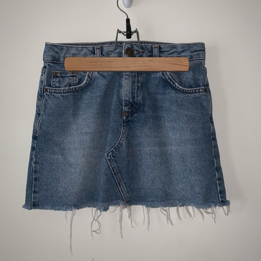 BDG denim mini skirt